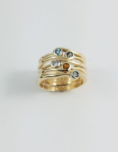 10KY Stacking Family Rings