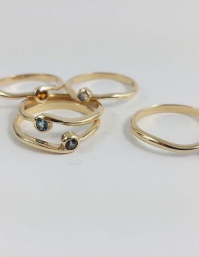 10KY Stacking Family Rings