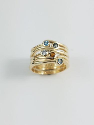 10KY Stacking Family Rings