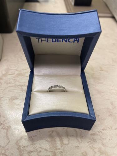 White Gold Wedding Band with Marquise and Round Diamonds
