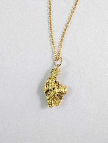 Gold Nugget Pendant